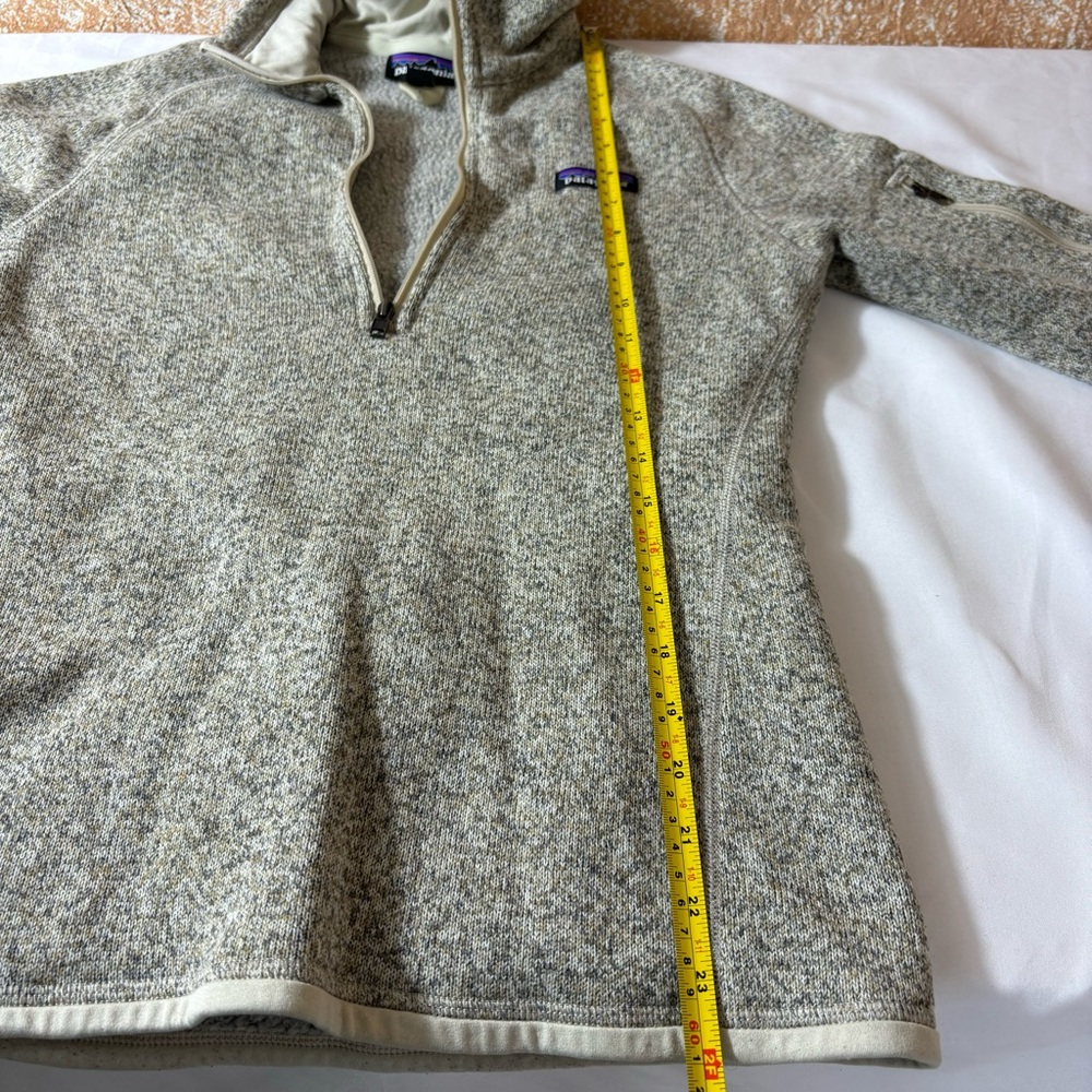 Patagonia Better Sweater 1/4 Zip Pull Over Fleece Long Sleeve Pelican Size Small - Picture 12 of 14